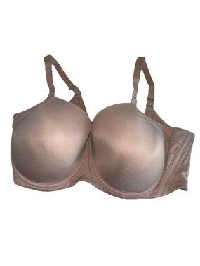 Modern Movement Womens Back Smoothing T Shirt Bra 38DD Beige Underwire